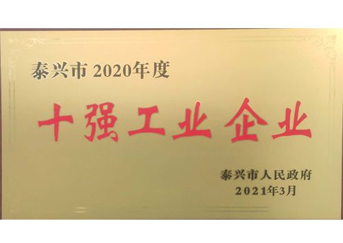 20年泰興市十強企業(yè)